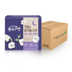 건강한 순수한면 입는 오버나이트 대형 4P